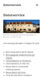 Mobile Screenshot of datorservice.biz